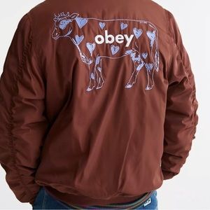 Obey Runaway Bomber urban outfitters
